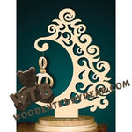 Ornament Tree #2 fretwork scroll saw pattern |The Wooden Teddy Bear