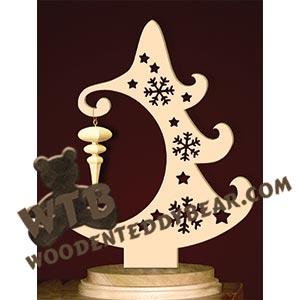 Ornament Tree #4 fretwork scroll saw pattern |The Wooden Teddy Bear