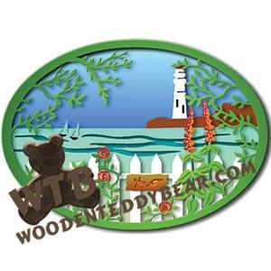 Sea Layerscape fretwork scroll saw pattern |The Wooden Teddy Bear