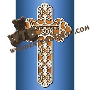 Son Cross fretwork scroll saw pattern |The Wooden Teddy Bear