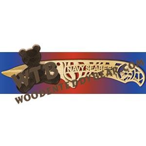 Survival Knife Navy Seabees fretwork scroll saw pattern |The Wooden Teddy Bear