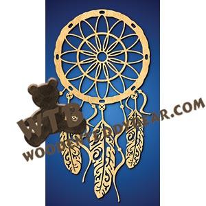 Tribal Dreamcatcher fretwork scroll saw pattern |The Wooden Teddy Bear