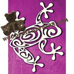 Tribal Frog fretwork scroll saw pattern |The Wooden Teddy Bear