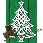 Celtic Christmas Tree fretwork scroll saw pattern |The Wooden Teddy Bear