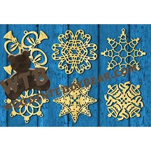 Ornaments #12 fretwork scroll saw pattern |The Wooden Teddy Bear