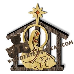 Stable Plaque #1 fretwork scroll saw pattern |The Wooden Teddy Bear