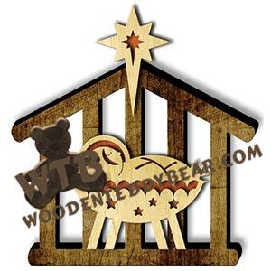 Stable Plaque #2 fretwork scroll saw pattern |The Wooden Teddy Bear