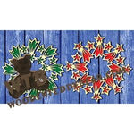 Shooting Star Wreaths fretwork scroll saw pattern |The Wooden Teddy Bear