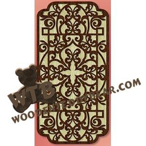 Large Decorative Fretwork Plaque fretwork scroll saw pattern |The Wooden Teddy Bear