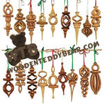 Compound Cut Ornaments with Disc Inserts fretwork scroll saw pattern |The Wooden Teddy Bear