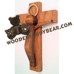 3-D Stylized Jesus on the Cross fretwork scroll saw pattern |The Wooden Teddy Bear