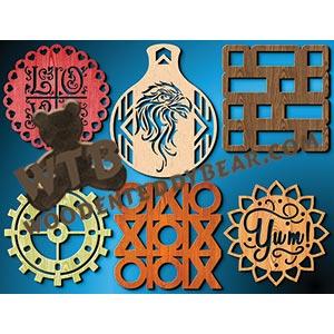 Assorted Trivets fretwork scroll saw pattern |The Wooden Teddy Bear