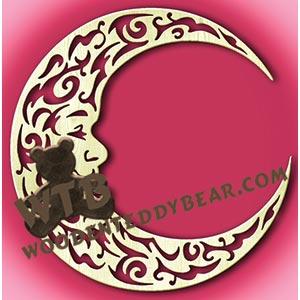 Tribal Crescent Moon fretwork scroll saw pattern |The Wooden Teddy Bear