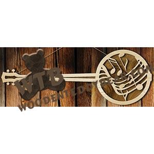 Banjo Plaque fretwork scroll saw pattern |The Wooden Teddy Bear