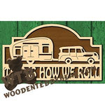 This is How We Roll fretwork scroll saw pattern |The Wooden Teddy Bear