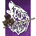 Tribal Wolf fretwork scroll saw pattern |The Wooden Teddy Bear