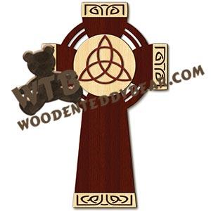 Celtic Cross #22 fretwork scroll saw pattern |The Wooden Teddy Bear