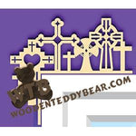 Crosses Decorative Corner fretwork scroll saw pattern |The Wooden Teddy Bear