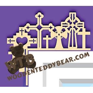 Crosses Decorative Corner fretwork scroll saw pattern |The Wooden Teddy Bear