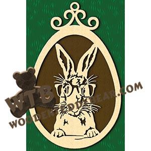 Easter Hare fretwork scroll saw pattern |The Wooden Teddy Bear