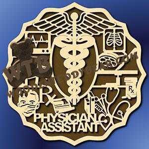 Physician Assistant Plaque fretwork scroll saw pattern |The Wooden Teddy Bear