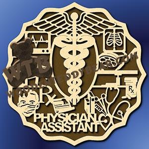 Physician Assistant Plaque fretwork scroll saw pattern |The Wooden Teddy Bear