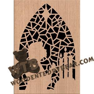 Pray fretwork scroll saw pattern |The Wooden Teddy Bear