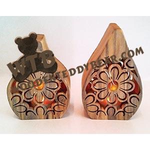 Flower Luminary Set fretwork scroll saw pattern |The Wooden Teddy Bear