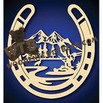 Eagle Horseshoe fretwork scroll saw pattern |The Wooden Teddy Bear