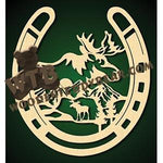 Moose Horseshoe fretwork scroll saw pattern |The Wooden Teddy Bear