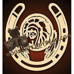 Native American Horseshoe fretwork scroll saw pattern |The Wooden Teddy Bear