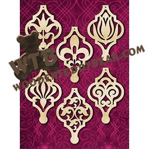 Bauble Ornaments #7 fretwork scroll saw pattern |The Wooden Teddy Bear