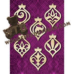 Bauble Ornaments #10 fretwork scroll saw pattern |The Wooden Teddy Bear