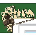 Bethlehem Wise Men Decorative Corner fretwork scroll saw pattern |The Wooden Teddy Bear