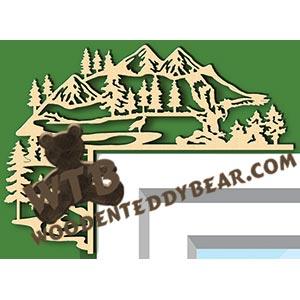 Eagles Decorative Corner fretwork scroll saw pattern |The Wooden Teddy Bear