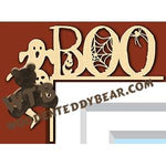 Halloween #1 Decorative Corner fretwork scroll saw pattern |The Wooden Teddy Bear