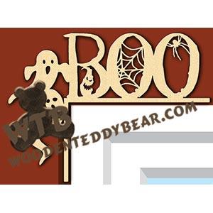 Halloween #1 Decorative Corner fretwork scroll saw pattern |The Wooden Teddy Bear