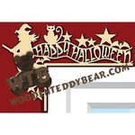Halloween #5 Decorative Corner fretwork scroll saw pattern |The Wooden Teddy Bear