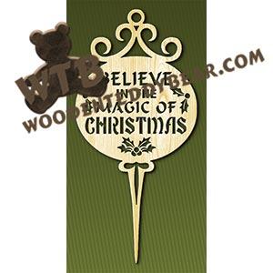 Words Bauble #2 fretwork scroll saw pattern |The Wooden Teddy Bear