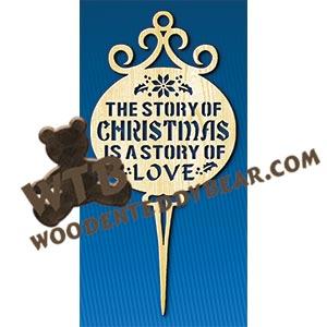 Words Bauble #5 fretwork scroll saw pattern |The Wooden Teddy Bear