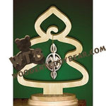 Ornament Tree #7 fretwork scroll saw pattern |The Wooden Teddy Bear