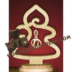 Ornament Tree #8 fretwork scroll saw pattern |The Wooden Teddy Bear