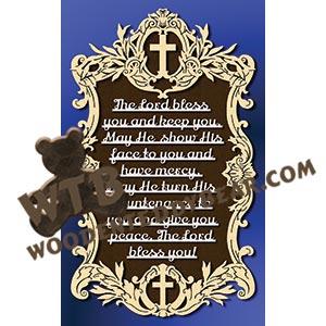 The Blessing fretwork scroll saw pattern |The Wooden Teddy Bear