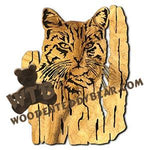 Cat Rustic Wood Slab fretwork scroll saw pattern |The Wooden Teddy Bear