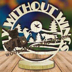 Freestanding Word Plaque Horses fretwork scroll saw pattern | The Wooden Teddy Bear