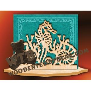 Napkin Holder Nautical fretwork scroll saw pattern | The Wooden Teddy Bear