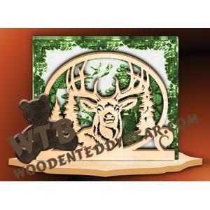 Napkin Holder Deer fretwork scroll saw pattern | The Wooden Teddy Bear