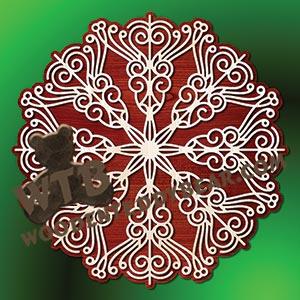 Detailed Fret Trivet #1 fretwork scroll saw pattern | The Wooden Teddy Bear