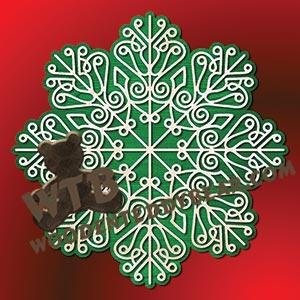 Detailed Fret Trivet #3 fretwork scroll saw pattern | The Wooden Teddy Bear