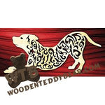 Tribal Dog #2 fretwork scroll saw pattern | The Wooden Teddy Bear